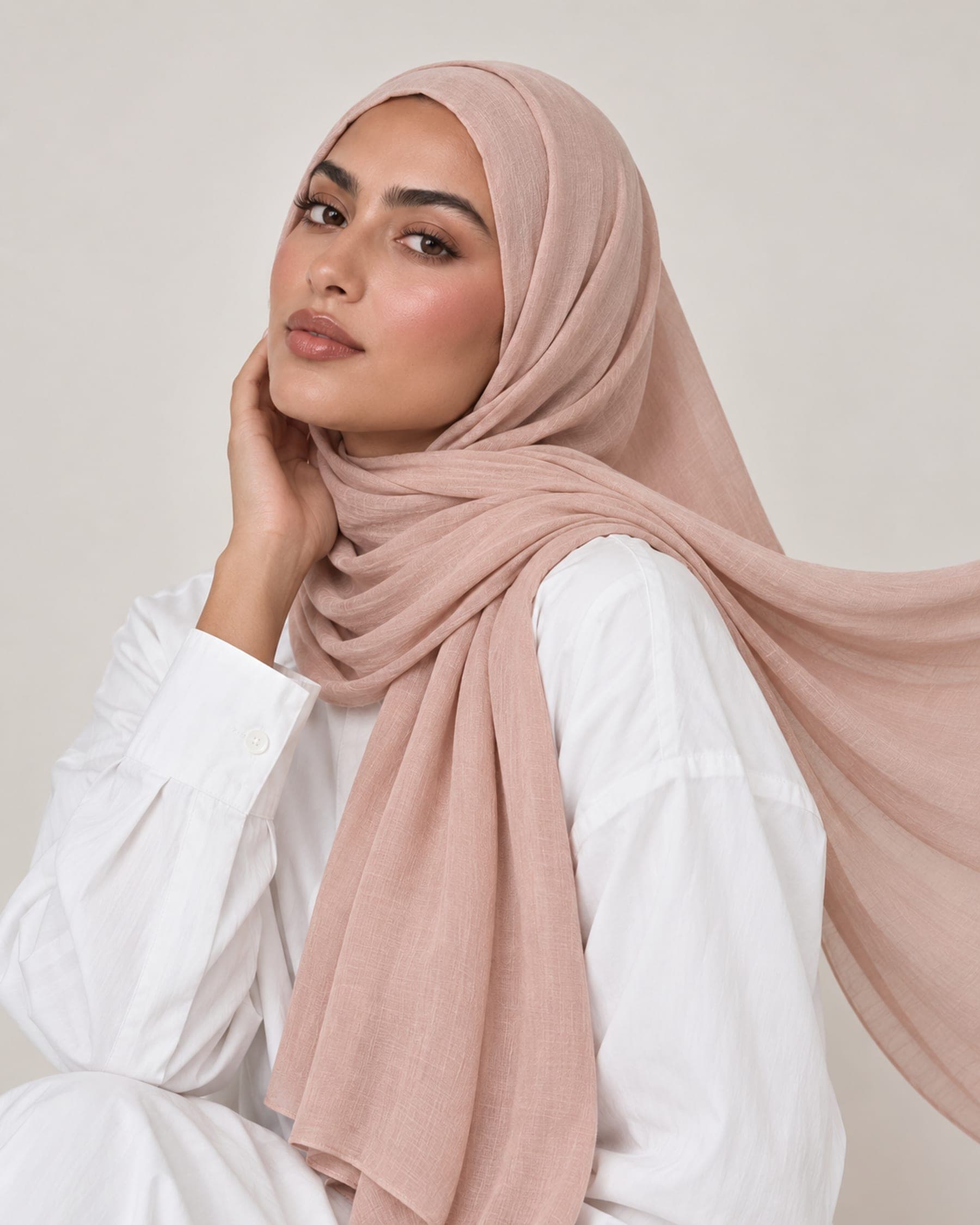 Blush Modal Hijab