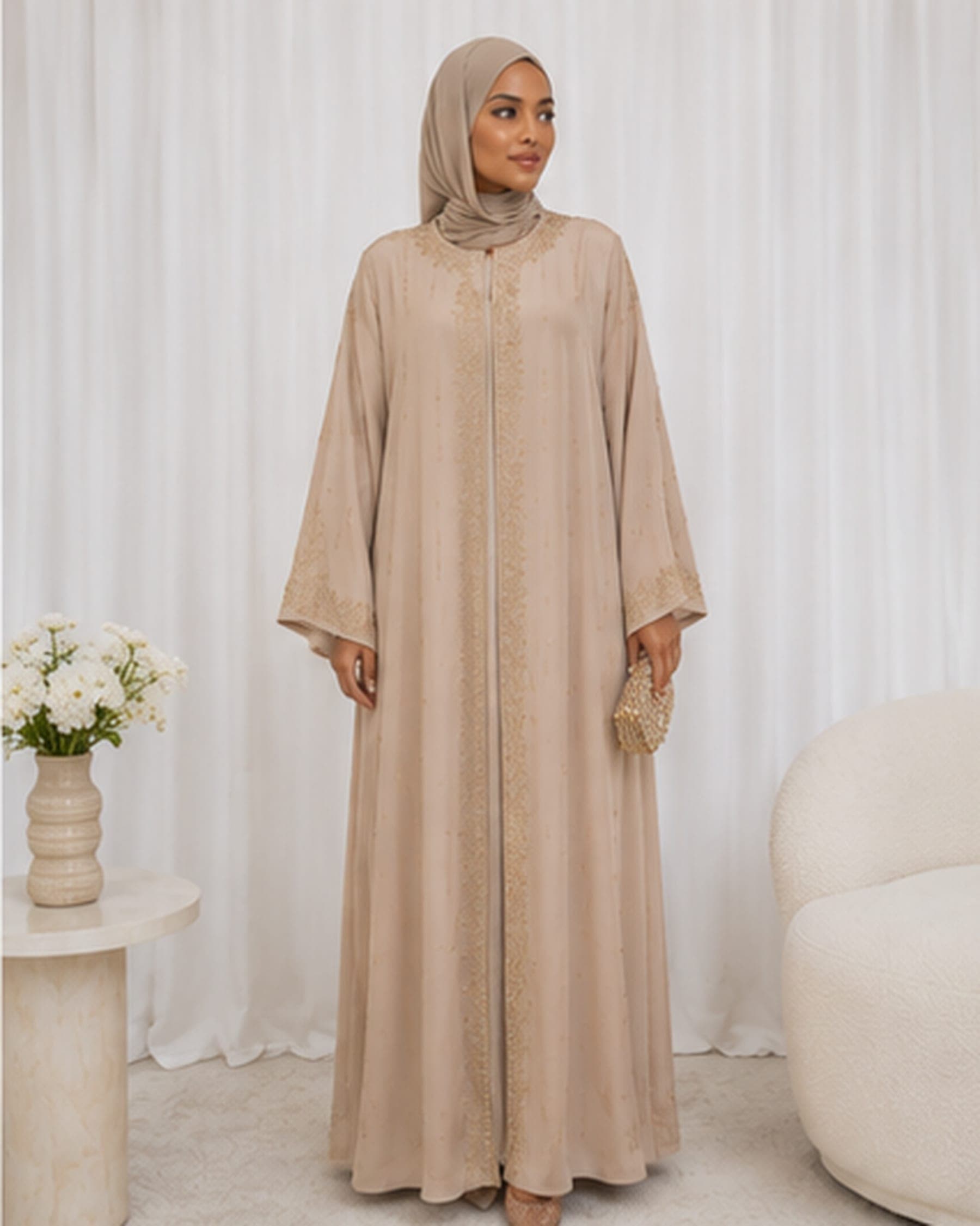 Gilded Occasion Abaya