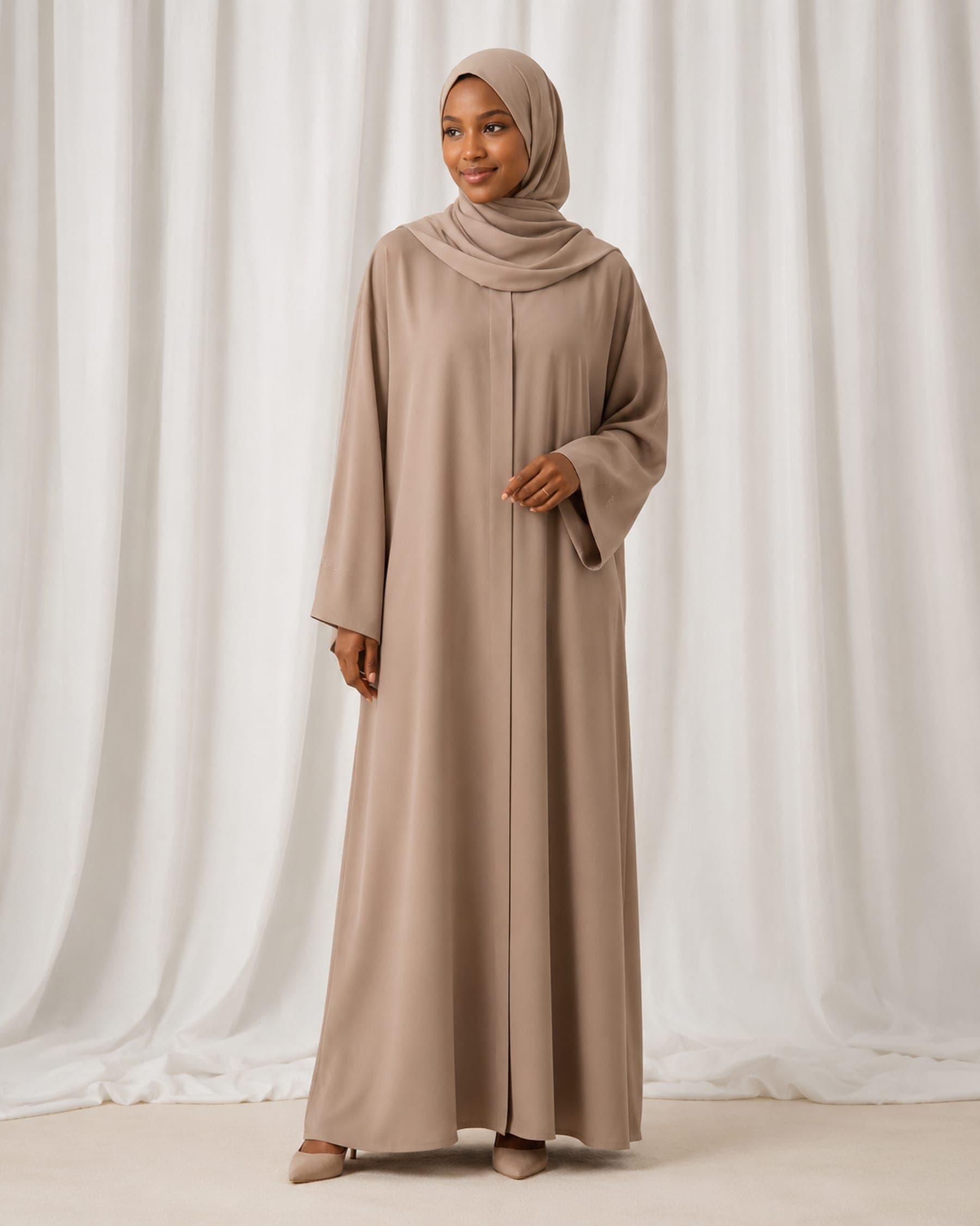 Taupe Everyday Abaya